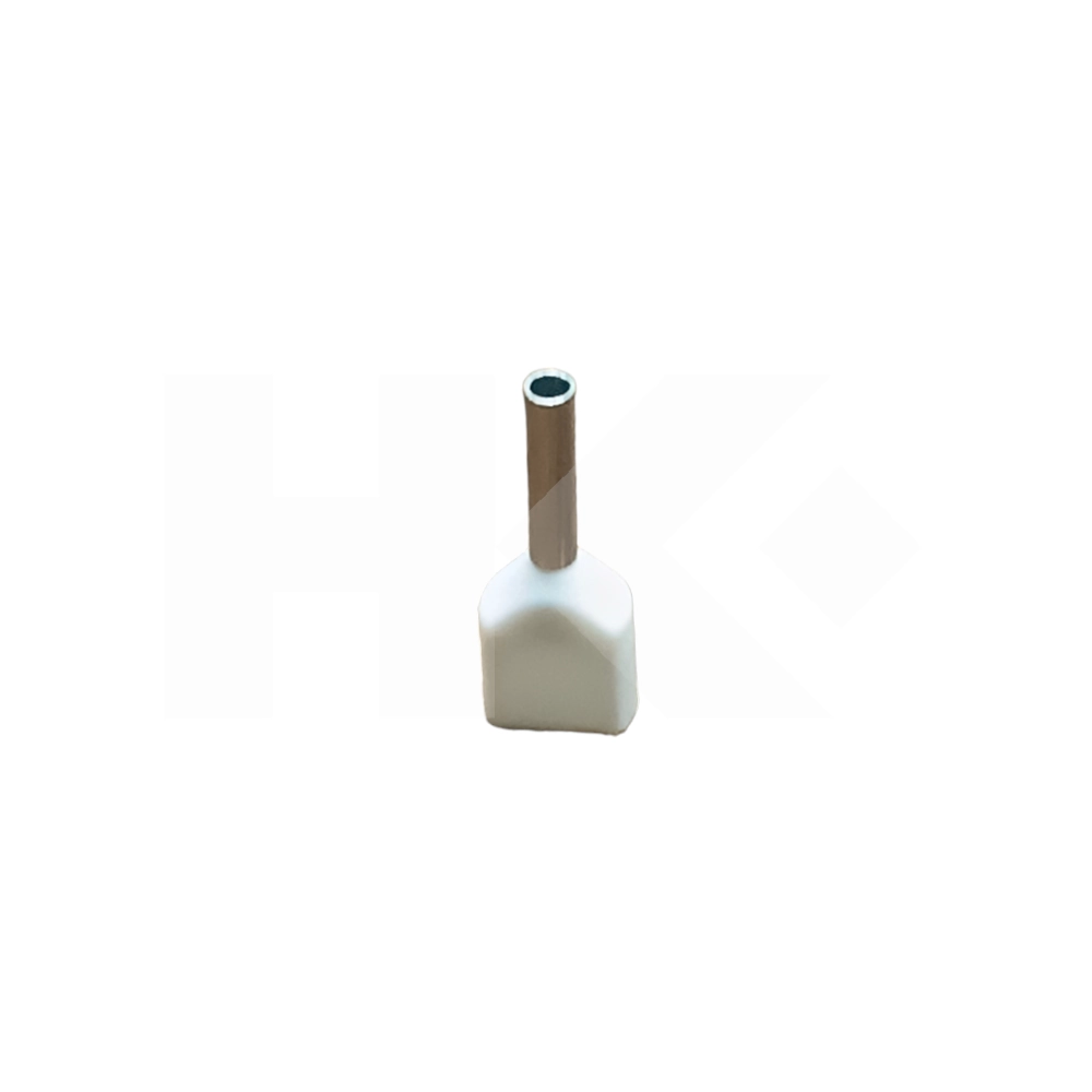 TERMINAL TE0508 FERRUL BLANCO AWG2X22 2X0.5MM? 14.5M