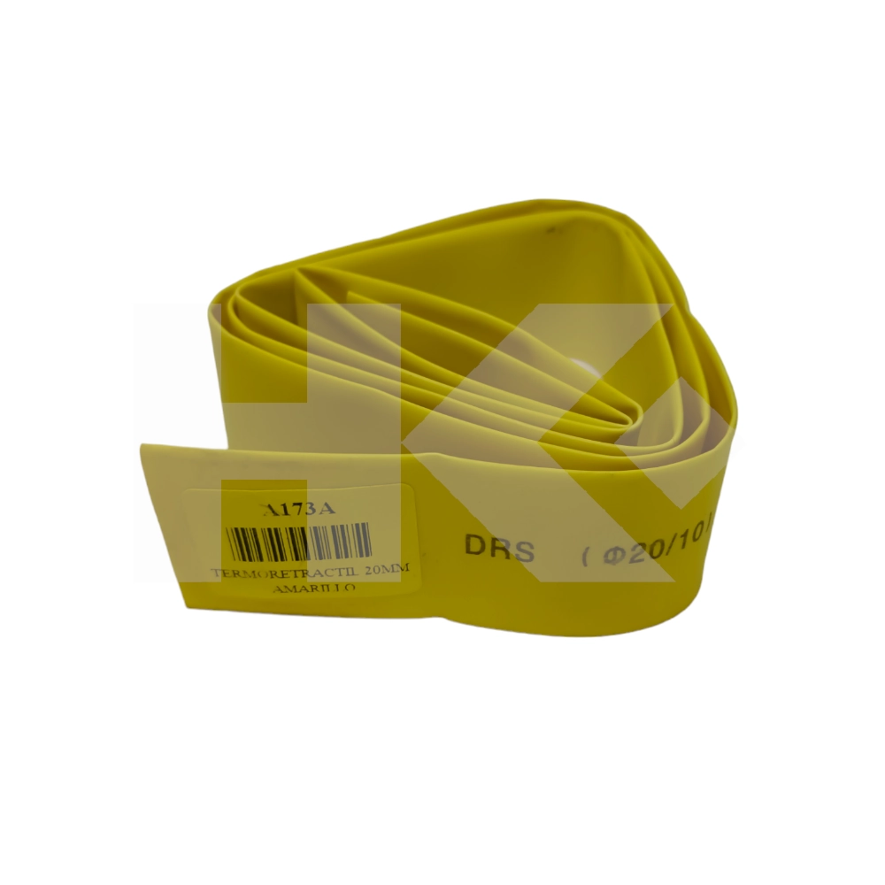 TERMORETRACTIL AMARILLO 20 MM.