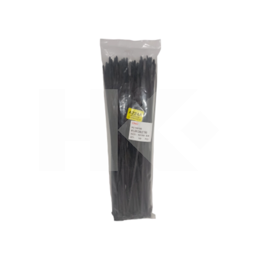 AMARRA NEGRA 5 X 350MM PLASTICA
