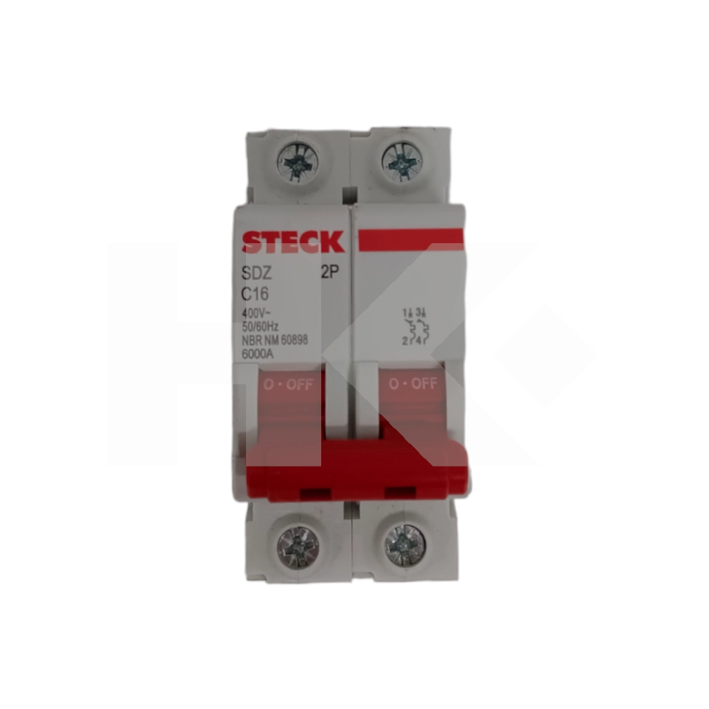 AUTOMATICO STECK 2P 16A 6KA CURVA C