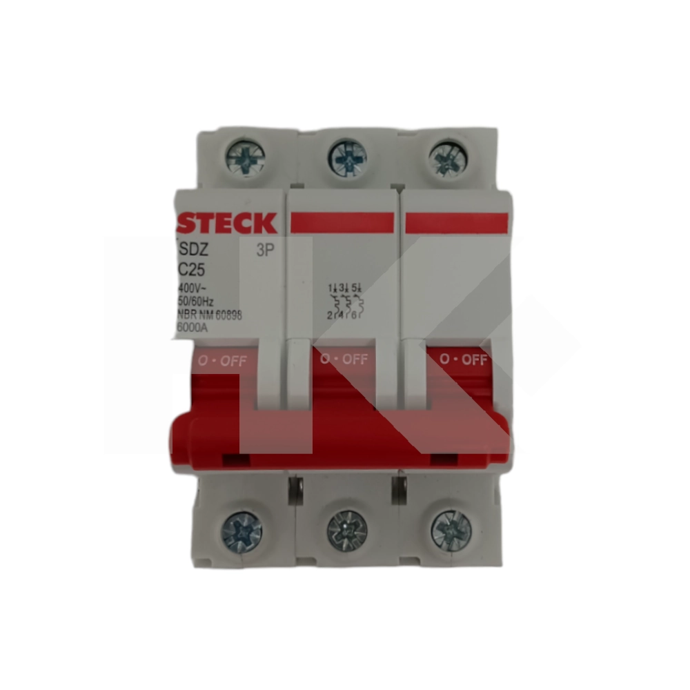 AUTOMATICO STECK 3P 25A 6KA CURVA C