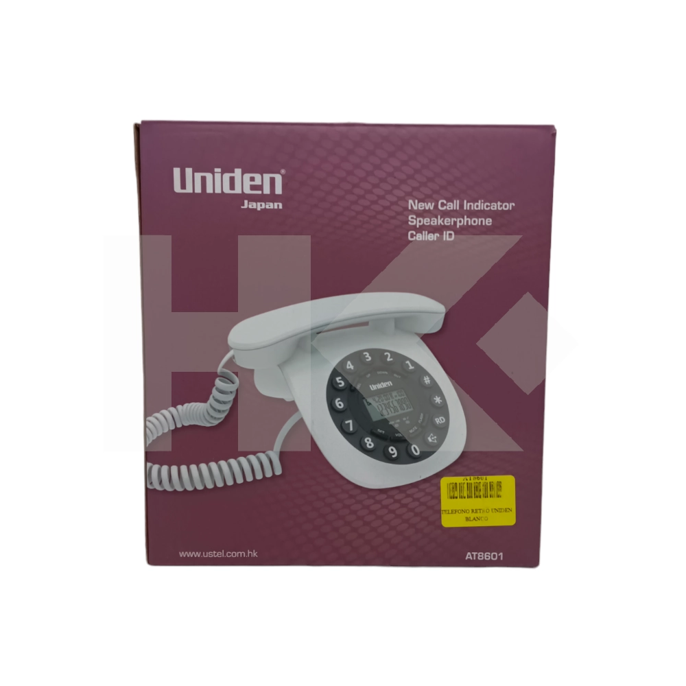 TELEFONO RETRO UNIDEN BLANCO