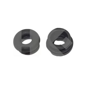 PASACABLE GOMA REDONDO 6MM NEGRO