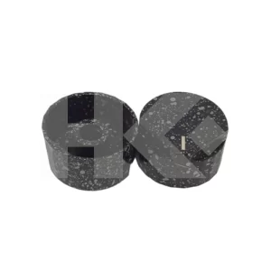 PERILLA HOCTOG. PLASTICA ESTR. NEGRA/PLATA
