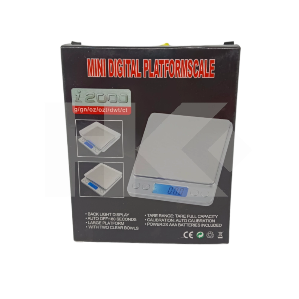 BALANZA GRAMERA 0.1 - 2000GR