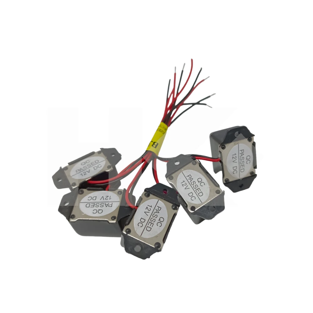 BUZZER 12VDC PIEZOELECTRICO NEGRO 23X17X15MM
