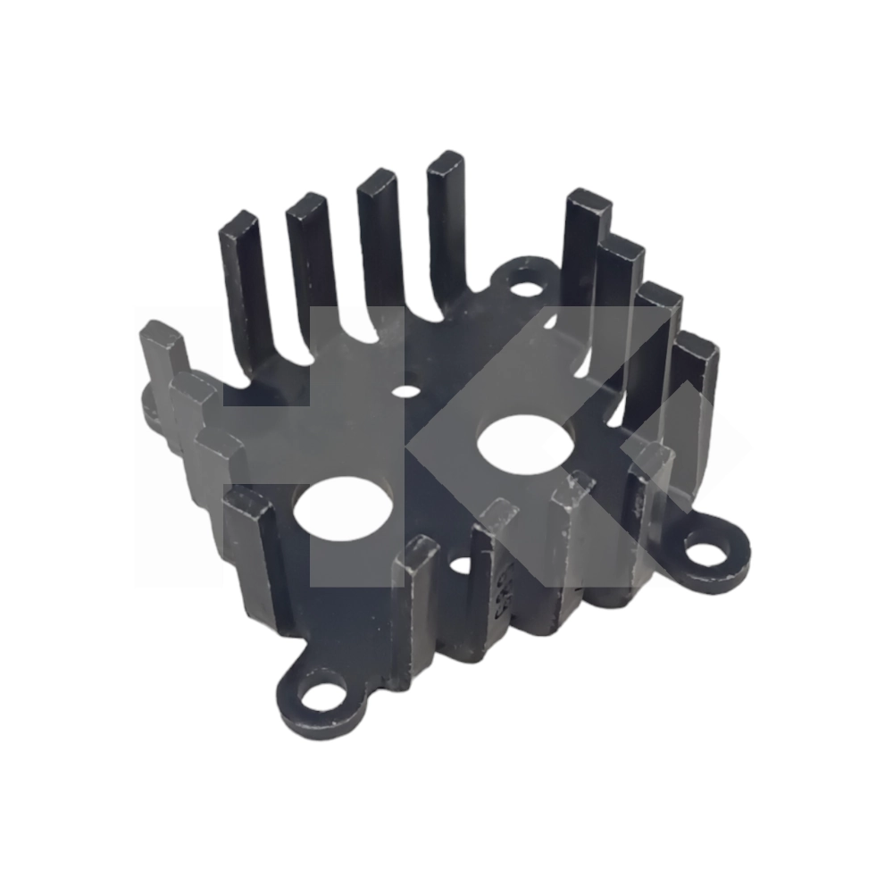DISIPADOR ALUMINIO TO-66 NEGRO TIPO ARA?A