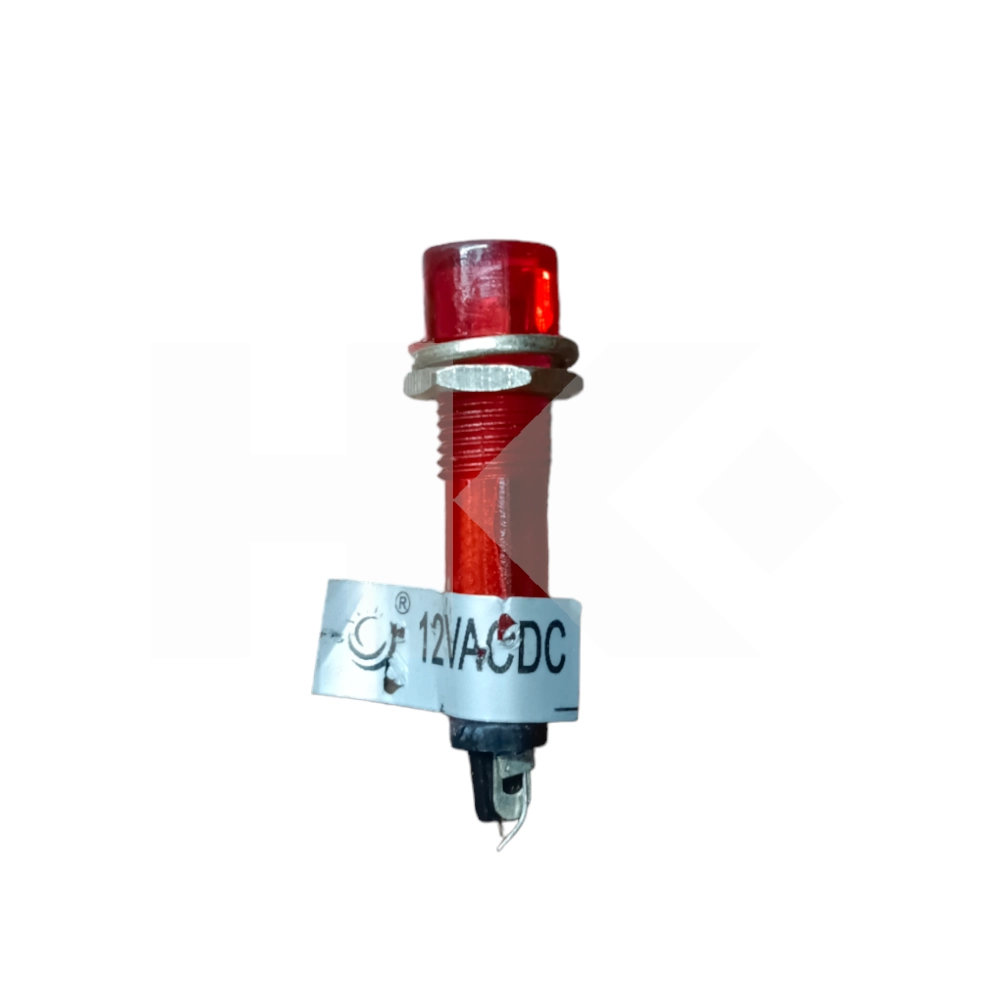 PILOTO 12VDC 8 X 35MM NEON BO553RD ROJO