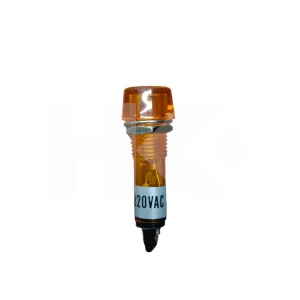 PILOTO 220VAC 12 X 42MM NEON BO596OR AMBAR