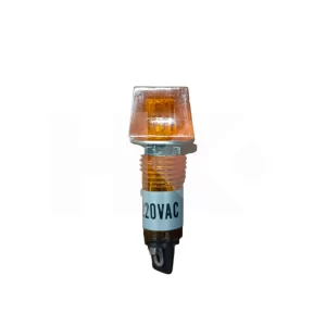 PILOTO 220VAC AMBAR CUADRADO 12 X 12 X 39MM