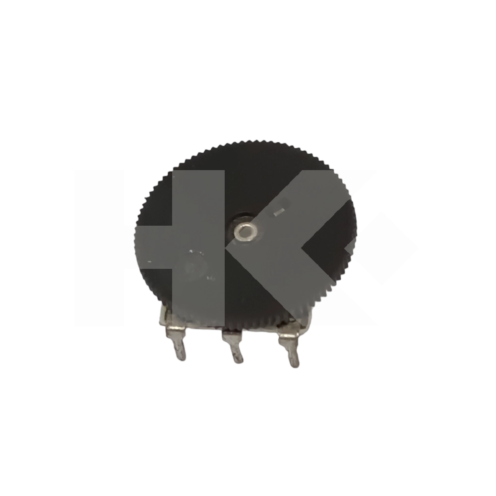 POTENCIOMETRO PERSONAL ESTEREO CHICO 3 PIN 20K 90? CON IMPR.