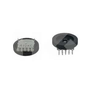POTENCIOMETRO PERSONAL ESTEREO GRANDE 5 PIN 10KA 90? CON IMPR.