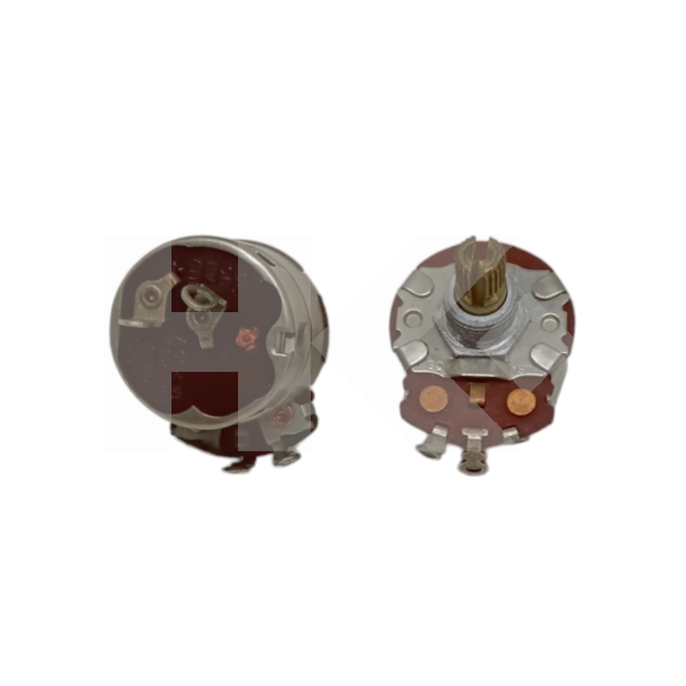 POTENCIOMETRO 24MM ESTRIADO 20MM 1MB CON INT. PARA SOLDAR