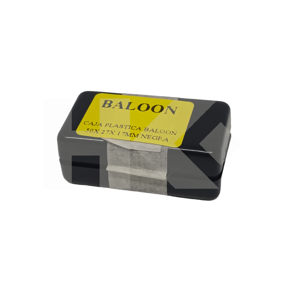 CAJA PLASTICA 50X 27X 17MM NEGRA