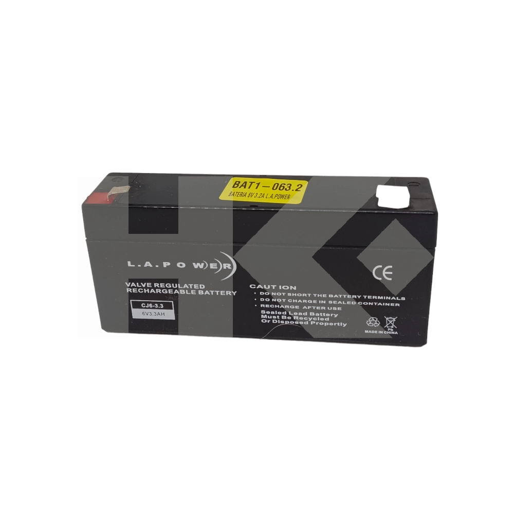 BATERIA 6V 3.3A L.A.POWER