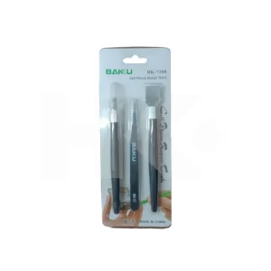 PINZA BISTURI Y PALETA SET CELULAR BAKU
