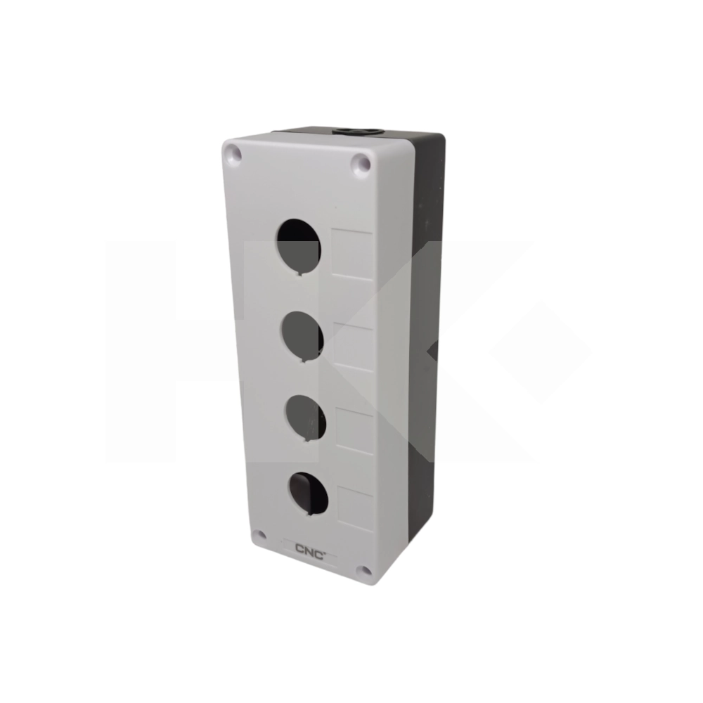 CAJA PLASTICA 4 PUESTOS B/N