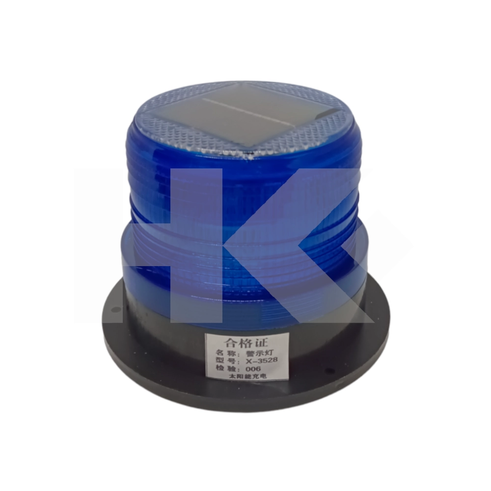BALIZA LED AZUL/ROJA SOLAR CON IMAN