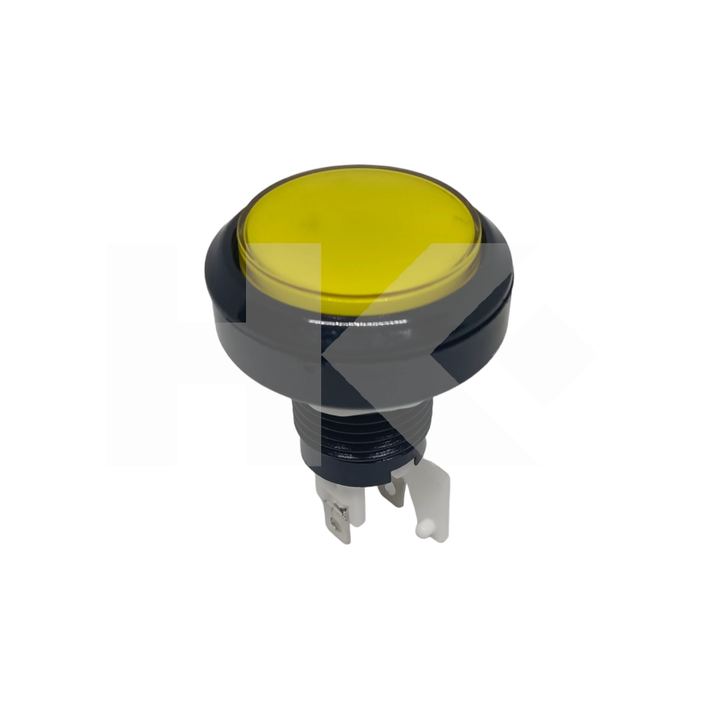 PULSADOR JUEGO S/MICROSWITCH AMARILLO GRANDE SW523YE