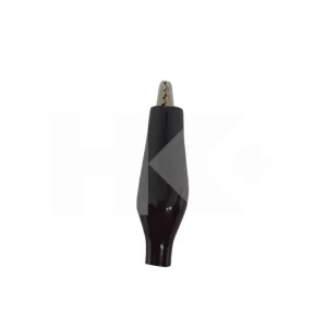 CLIPS 35MM CON FORRO PLASTICO NEGRO