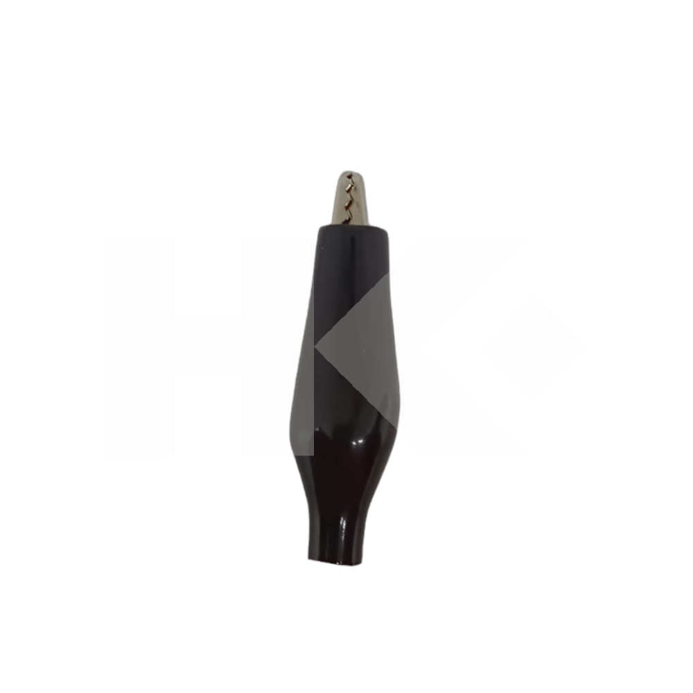 CLIPS 35MM CON FORRO PLASTICO NEGRO