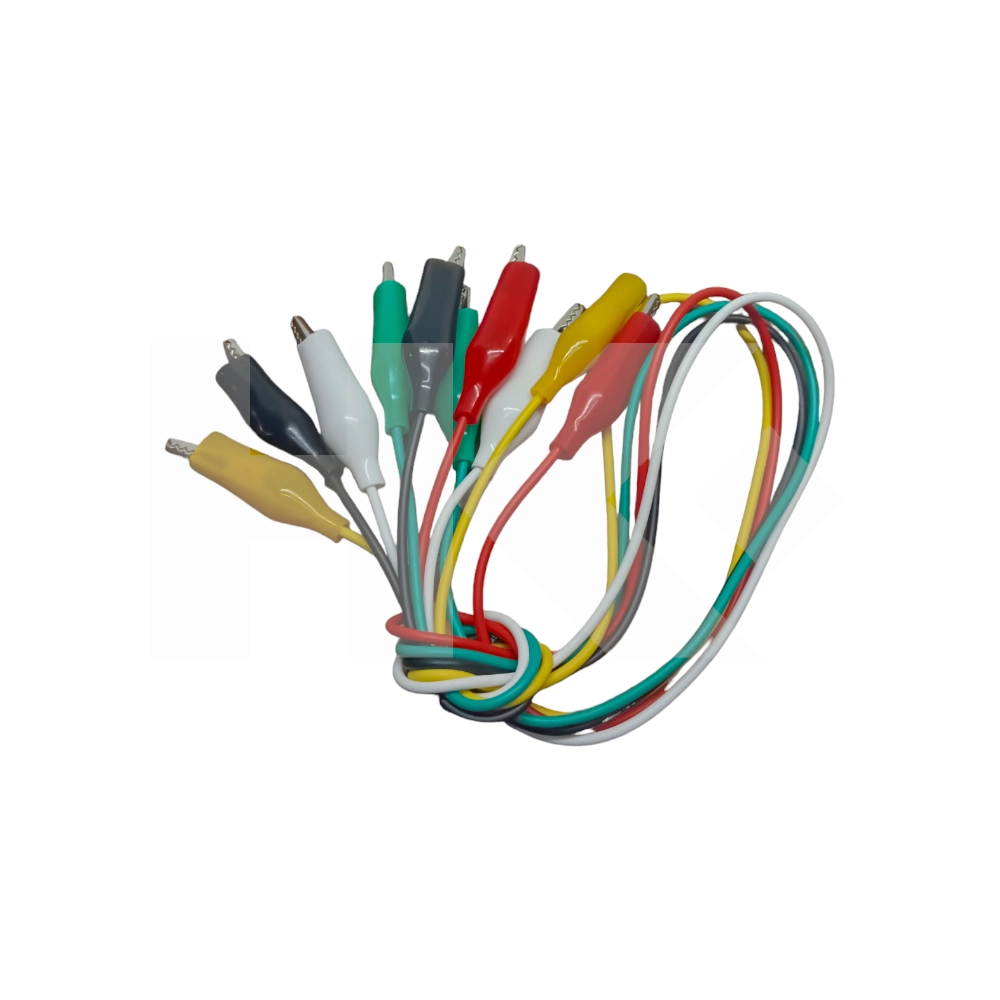 JUEGO DE CABLE CON CAIMANES 5 COLORES
