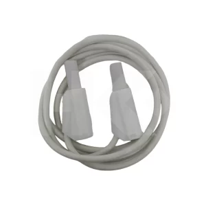 CABLE BANANA 4MM X 2 LABORATORIO 1MT. BLANCO