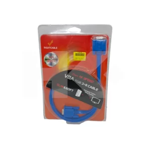 CABLE VGA MACHO A MACHO 1.5 MTS. PLANO HI SPEED