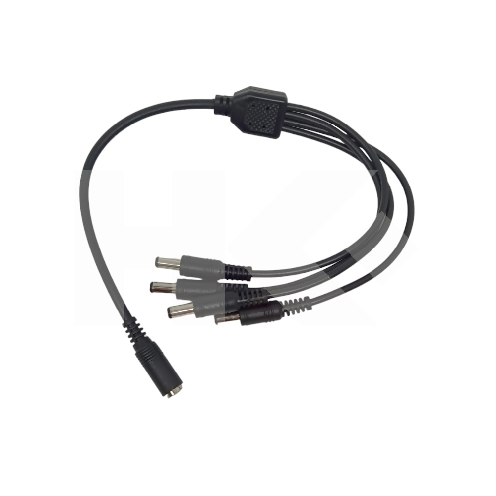 CABLE DC HEMBRA A 4 MACHO 5.5 X 2.5MM