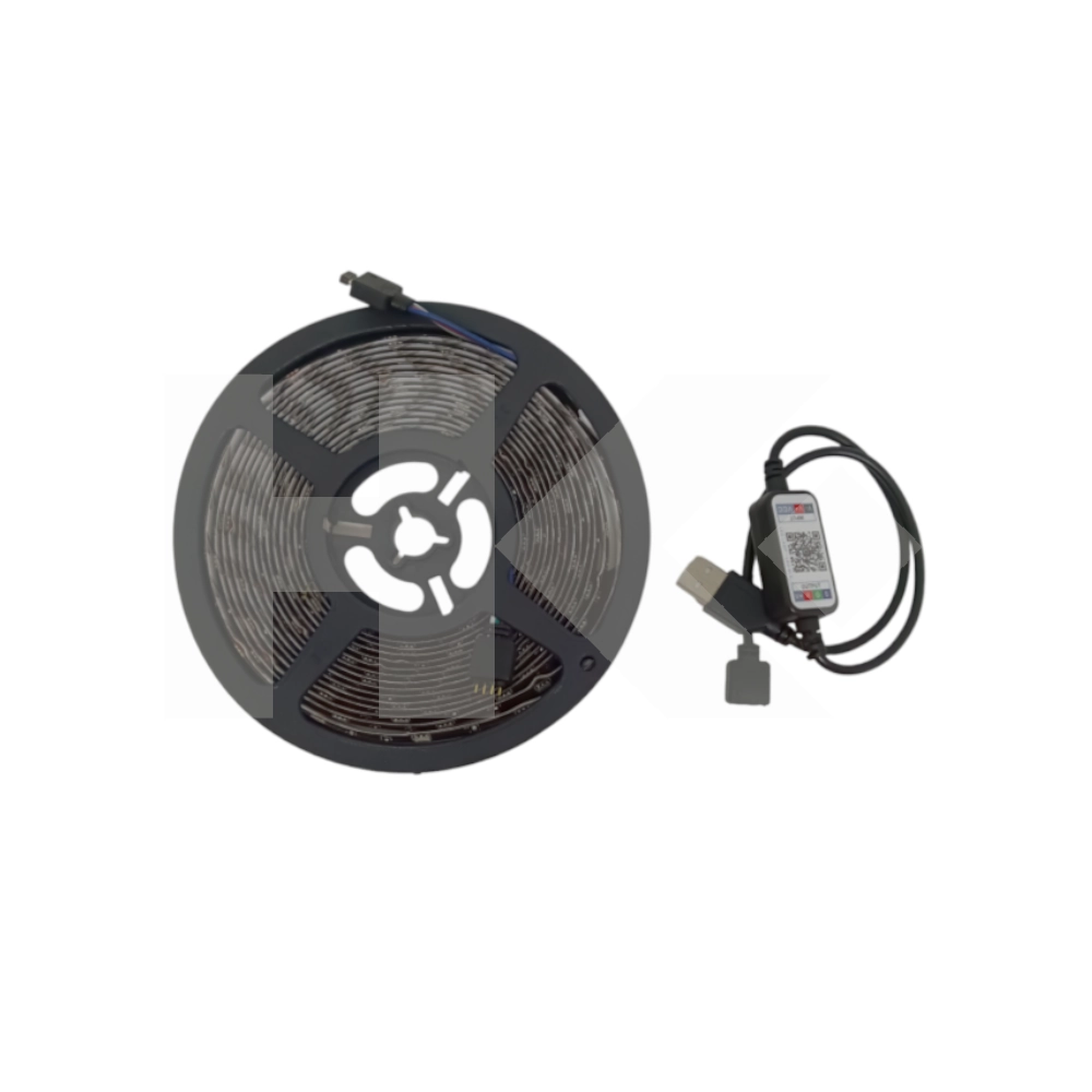 CINTA LED 5050 RGB 5MT. CONTROL USB SMARTPHONE