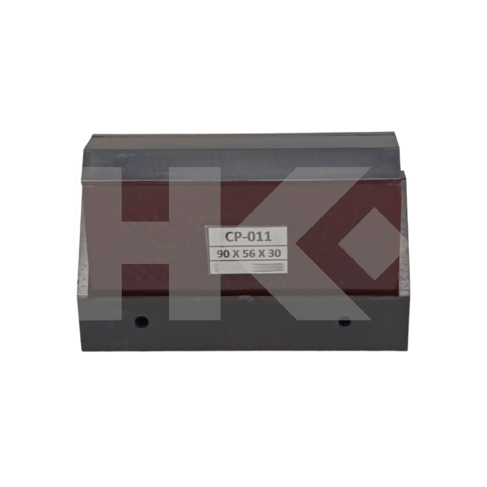 CAJA PLASTICA 90 X 56 X 30MM NEGRA PANEL ROJO