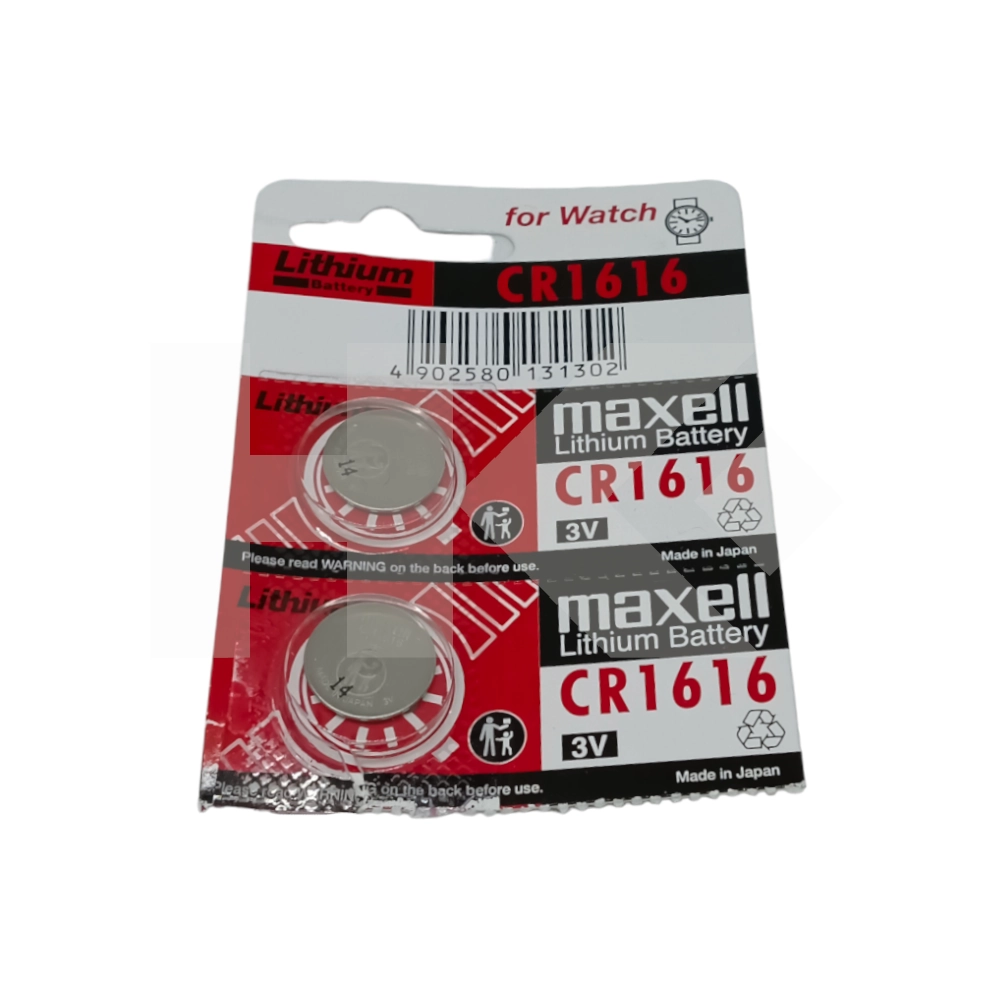 PILA CR1616 MAXELL LITIO 3V CON U