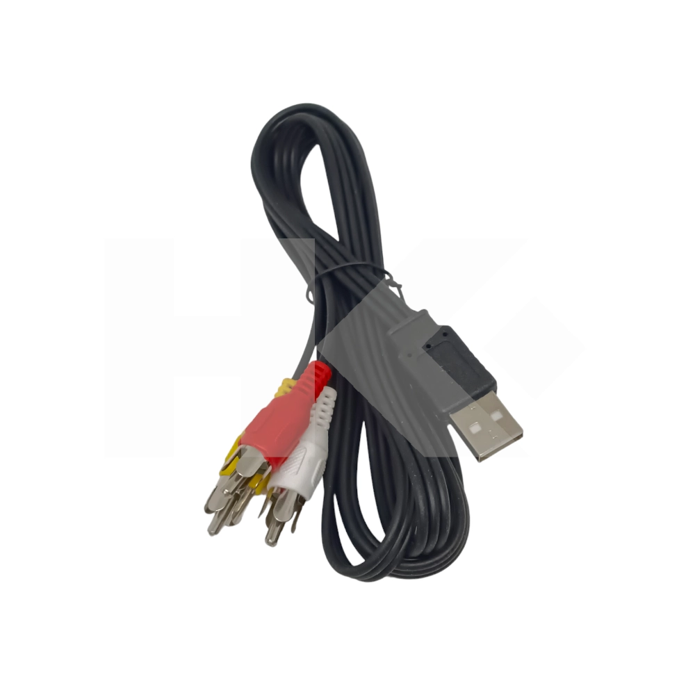 CABLE USB MACHO A 3 RCA MACHO AUDIO/VIDEO
