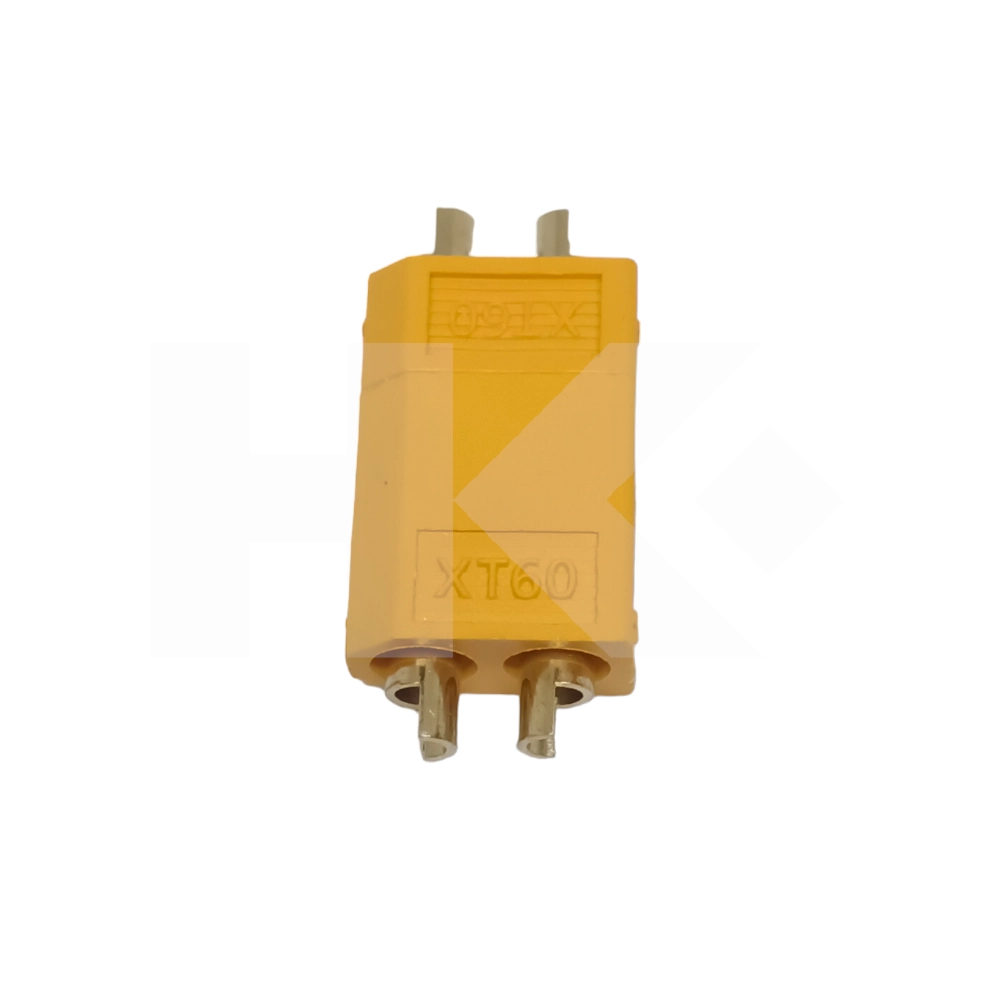 TERMINAL BALA XT60 X 2 CONTACTOS M/H AMARILLO
