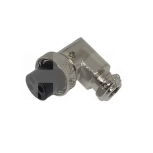 CONECTOR DIN 4 PIN HEMBRA PARA MICR. VOLANTE EN ANGULO ATORN.