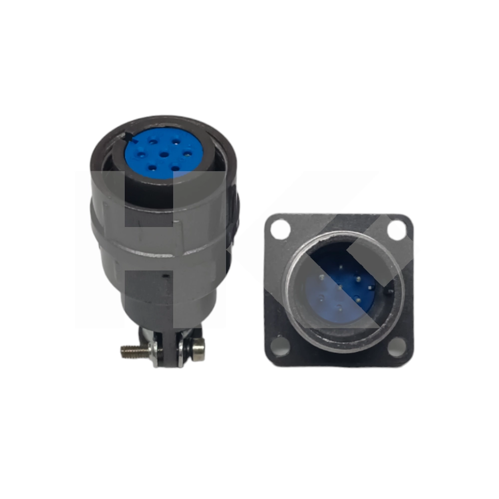 CONECTOR AVIACION 7 PIN M/H CHASSIS/VOLANTE 5A 20MM