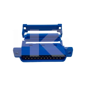 CONECTOR DB25/M RS232 25 PIN CABLE PLANO AZUL