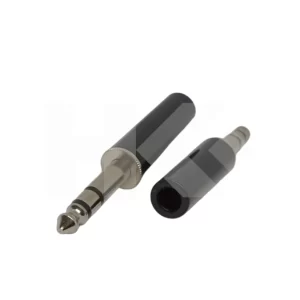 CONECTOR 6.3MM/M STEREO BAQUELITA VOLANTE
