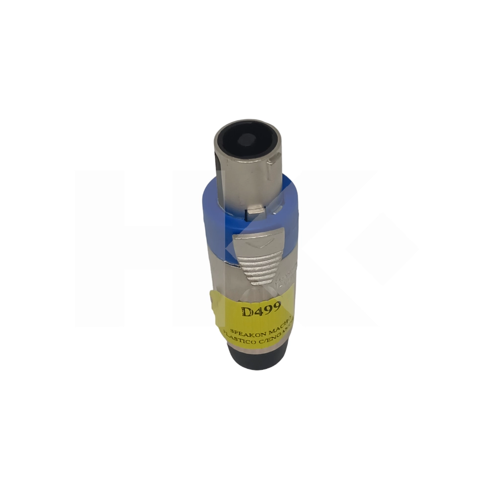 CONECTOR SPEAKON MACHO PLASTICO CON ENGANCHE METAL