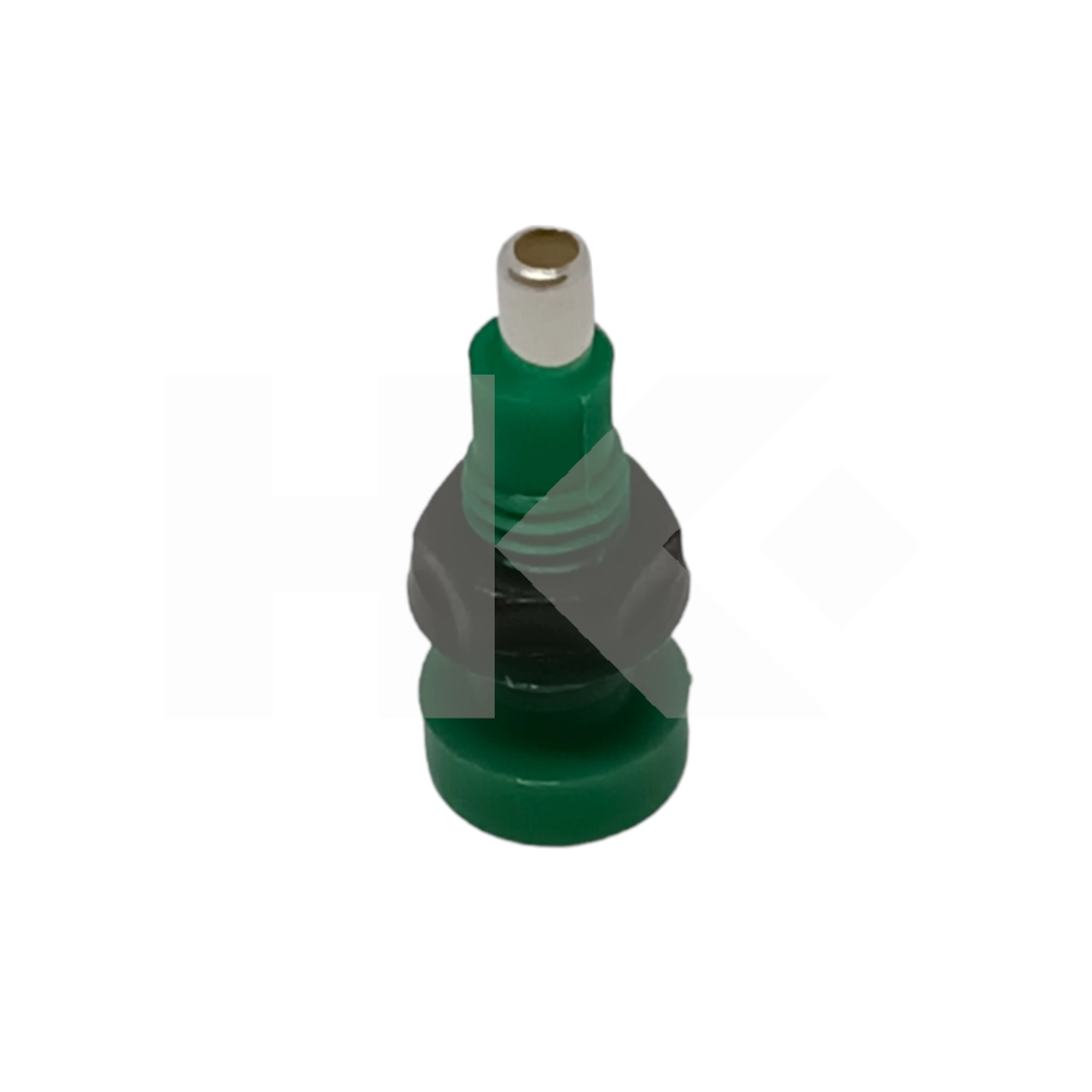 BORNE PARA BANANA 2MM MINI CON TUERCA VERDE