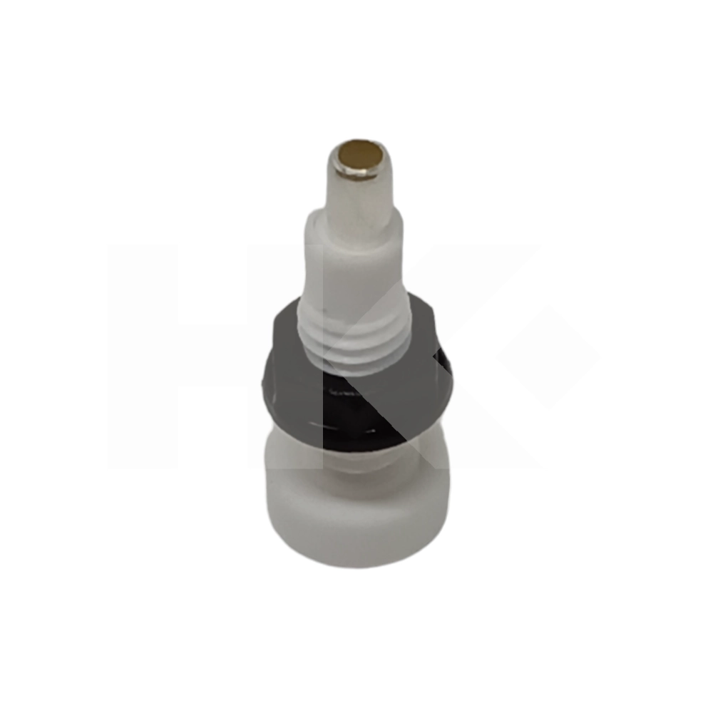 BORNE PARA BANANA 2MM MINI CON TUERCA BLANCO
