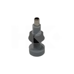 BORNE PARA BANANA 2MM MINI CON TUERCA GRIS