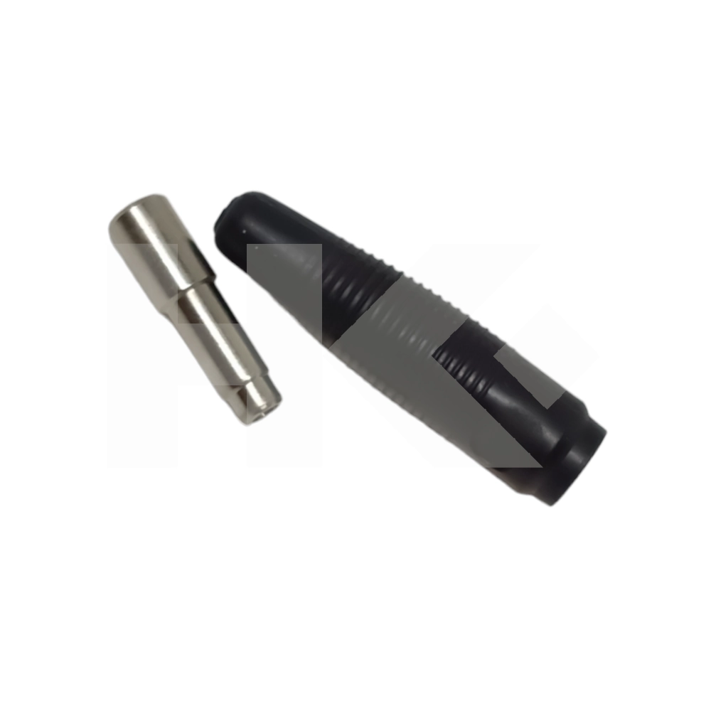 BORNE VOLANTE PARA SOLDAR 4MM NEGRO CALIDAD