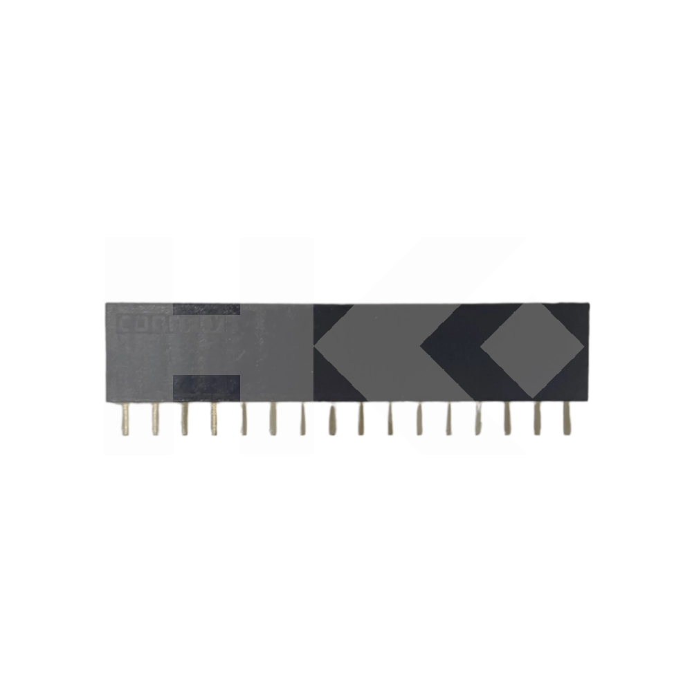 CONECTOR PIN HEADER 2.54MM 16 PIN HEMBRA CON IMPRESO