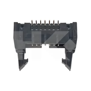 CONECTOR IDC 2.54MM 14 PIN MACHO CON IMPRESO Y CON SEGURO 90?