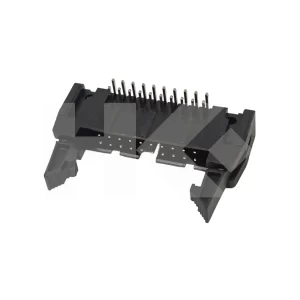 CONECTOR IDC 2.54MM 20 PIN MACHO CON IMPRESO Y CON SEGURO 90?