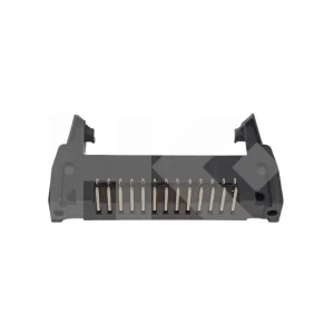 CONECTOR IDC 2.54MM 26 PIN MACHO CON IMPRESO Y CON SEGURO 90?