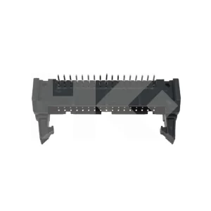 CONECTOR IDC 2.54MM 34 PIN MACHO CON IMPRESO Y CON SEGURO 90?