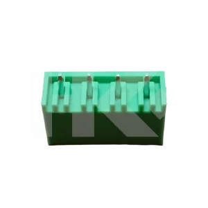TERMINAL BLOCK 4 PIN 15A MACHO PARA PCB RECTO VERDE