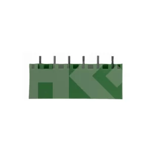 TERMINAL BLOCK 6 PIN 15A MACHO PARA PCB RECTO VERDE